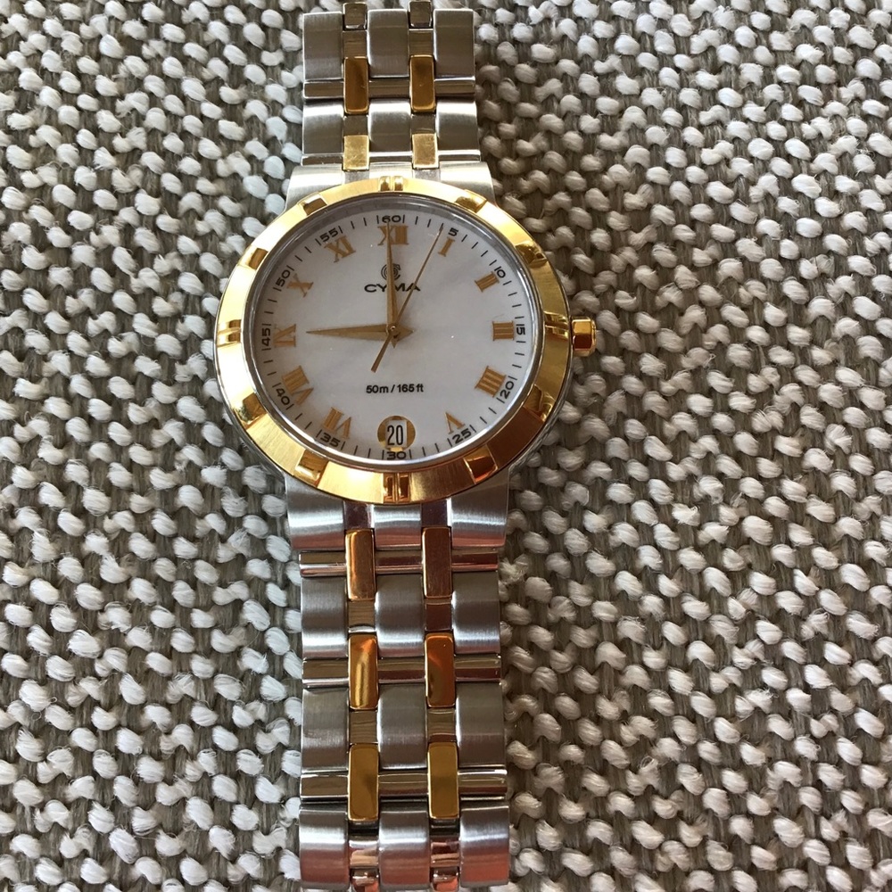CYMA CLASSIC Stainless Steel/Gold Watch